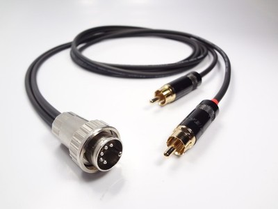 NAIM Pre-Amp Out Mogami Locking 5-pin DIN Dual RCA Cable