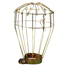 Reptile Heat Lamp Guard Heating Lamps Holder Gold