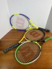 Wilson Tennis Rackets Lot of 3 Energy Titanium Cushion Pro Kids Junior Preowned