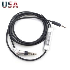 Cable Remote  Mic for Sennheiser Momentum 1.0 2.0 Over-Ear On-Ear Headphones