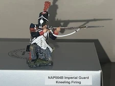 Gunn French Imperial Guard Kneeling Firing Rifle NAP004B Napoleonic