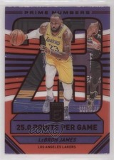 2021-22 Donruss Elite Prime Numbers Asia Red LeBron James #3 4m4