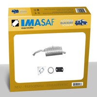 Imasaf ESD Auspuff Endtopf + Anbauteile für Toyota Starlet 1.3 1996-1999
