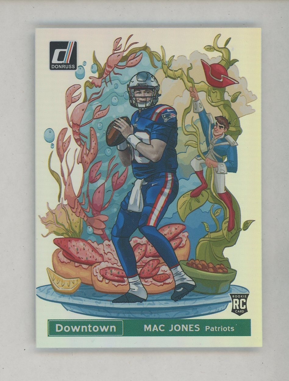 #1 2021 Donruss Downtown #DT-40 Mac Jones Patriots RC Rookie SSP CASE HIT