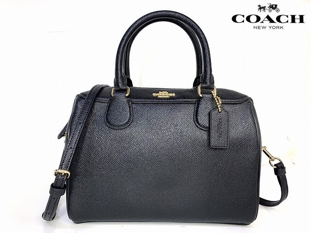 COACH Bennett Leather Satchel 2-Way Shoulder Bag in Luxe Design