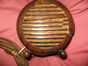 Vtg Philco Bakelite 4” Round Speaker W/ Feet 1930’s-40’s  Deco For Parts Repairs