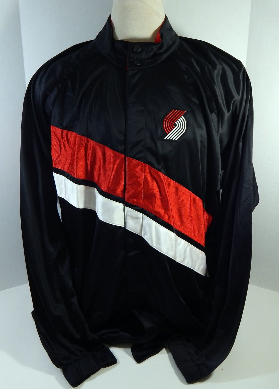 SACAI X NIKE Giacca nera Portland Trail Blazers anni 2000 gioco emesso Nike 2XL DP23495