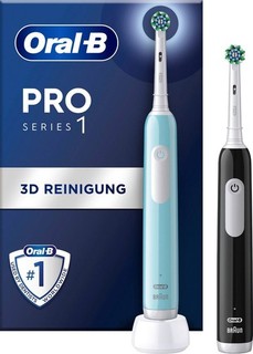 25757269/K3 ORAL B Elektrische Zahnbürste PRO Series 1 Doppelpack Drucksen neu