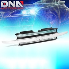 For 2002-2009 Chevy Trailblazer Oe Design Diamond Mesh Grille Shell Wbadge Slot