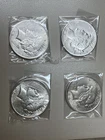 Lot Of 4 Silver Peace Dollars