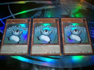 3x First Penguin 1st Edition Ultra Rare MAMO-EN068 Yu-Gi-Oh!