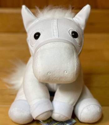 Sodashi Idol Horse Thoroughbred Sitting Mascot Plush Toy Size L JP Uma Musume