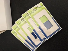 Leviton Decora Plus 1-Gang Screwless Snap-on Wallplate Light Almond 5 Pack