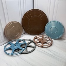 Vintage Compco Metal Movie Film Reels and Canisters Mixed Lot