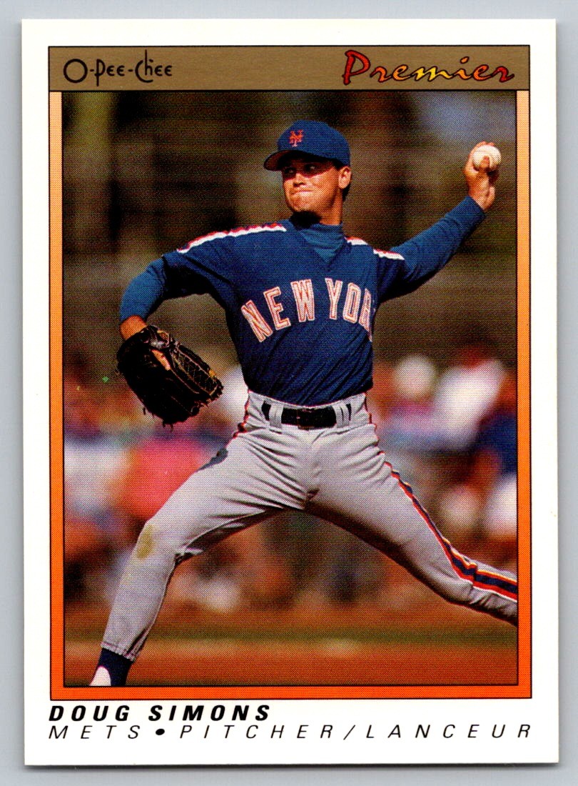 1991 O-Pee-Chee Premier #110 Doug Simons Rookie $$$