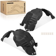 Pair Front Inner Fenders Liner Splash Shield Set with Clips