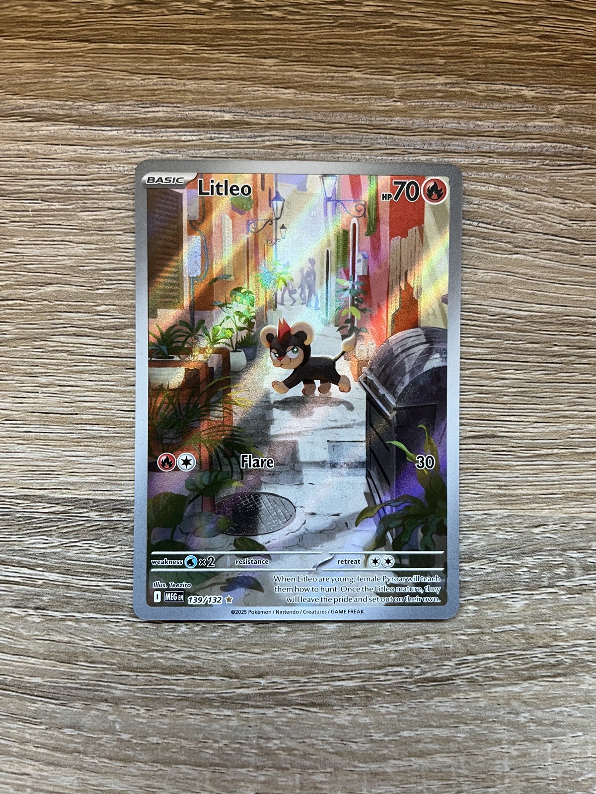 Litleo 139/132 Me01: Mega Evolution Holo Mint