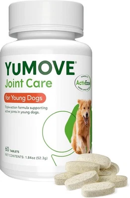 YuMOVE Young and Active Dog | Joint Supplement for Dogs to Support - 60 Tablets