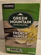 GREEN MOUNTAIN FRENCH VANILLA COFFEE-10 KCUPS-NEW