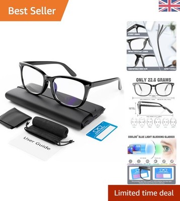 COOLOO Blaulicht blockierende Brille, Gaming Computerbrille blendfrei Kopfschmerzen
