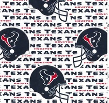 NFL Houston Texans 60 Wide Blue WhiteFabric Traditions By The Yard