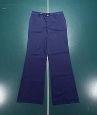 Lauren Ralph Lauren Sandylan Pants French Navy Blue Wide Leg Flare Size 8 NWT