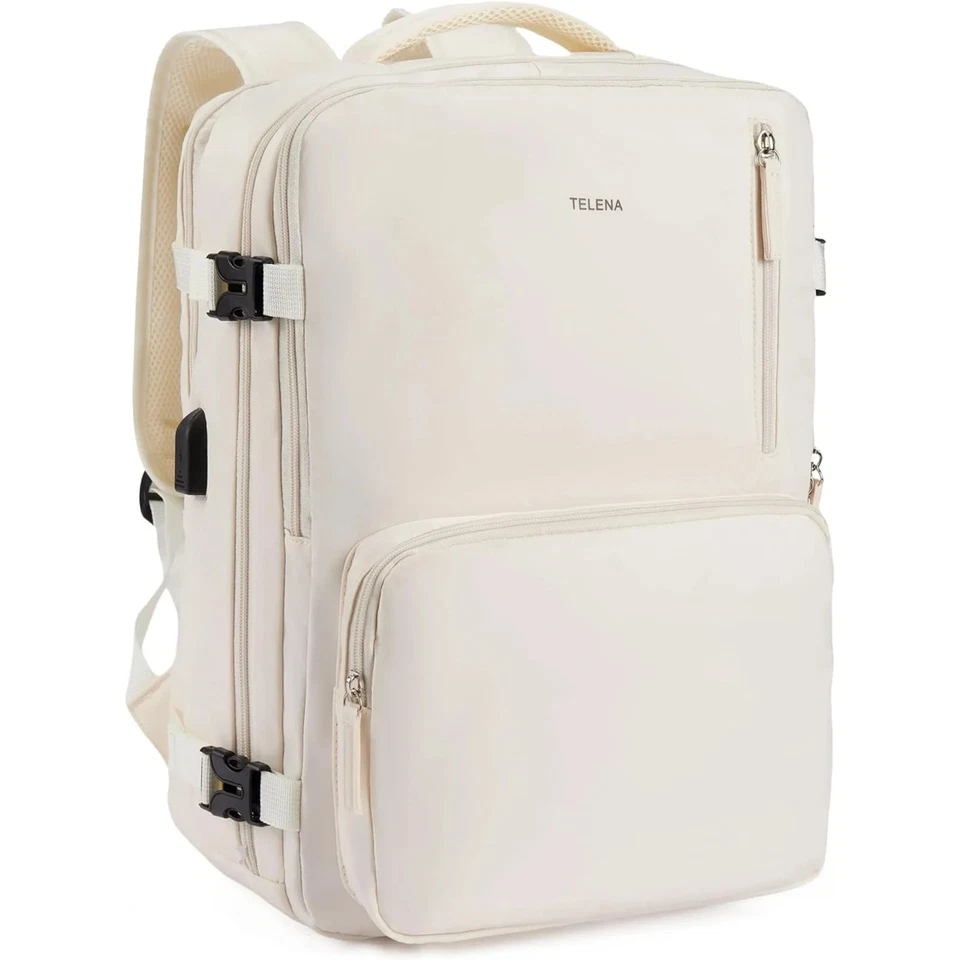 Mochila de viaje para mujer mochila de mano grande artículo personal aprobado por la aerolínea Foto 3 de 3