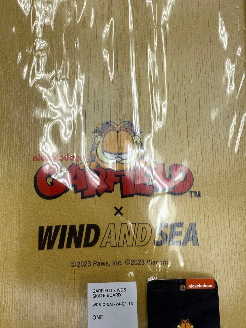 WIND AND SEA × GARFIELD SKATE BOARD Deck Unused | eBay