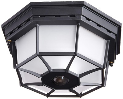 Heath Zenith HZ-4300-BK Ceiling Motion Light, Black
