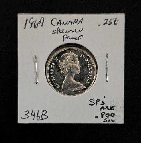 1867-1967 Canada 25 Cent.  80% Silver Proof.     (CANT)