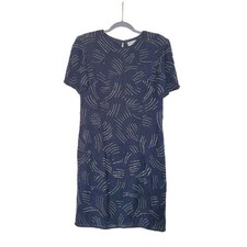 Papell Boutique Evening Vintage Silk Beaded Black Cocktail Party Dress, Size 12