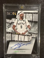 2023-24 Panini Noir - Freeze Frame Signatures Bobby Portis #FFS-BPO /99 (AU)