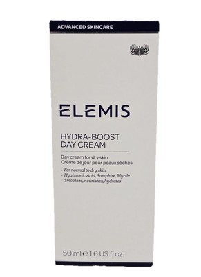 Elemis Hydra Boost Day Cream Dry Skin Hyaluronic Myrtle 1.6 oz NIB moisturizer