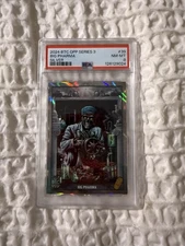 2024 Bitcoin Trading Cards: Warriors  Silver /669 Big Pharma #39 PSA 8