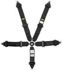 Jegs Black Cam Lock Ultra Series Harness 5-point Design