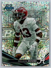 Malachi Moore 2022 Bowman's Best University Speckle Refractor #28 Alabama