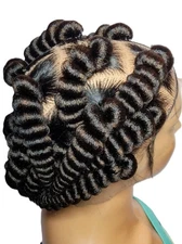 Jumbo Twist Braided Wig Full Lace Baby Hair Wig Spring Twist Wig Bantu Knots