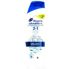 Head & Shoulders Classic Clean Anti-Dandruff 2in1 Shampoo Conditioner, 225ml x 6