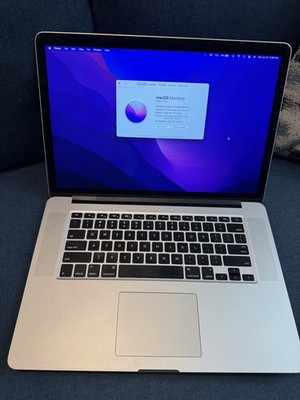 2015 Apple MacBook Pro 15'' Retina i7 16GB RAM 500GB SSD *NEEDS BATTERY*