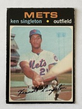 1971 O-Pee-Chee OPC Ken Singleton Rookie Card #16 New York Mets. rookie card picture