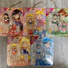 Sailor Moon Rare 5-Piece Figure Set Sailor Mercury Mars Luna Sailor Scouts