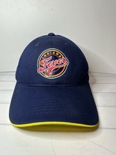 Indiana Fever Hat Cap Strap Back Mens Navy Blue WNBA Basketball Embroidered