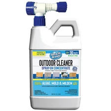 Outdoor Cleaner Spray-On Concentrate 64oz Algae Mold Mildew Stain Remover