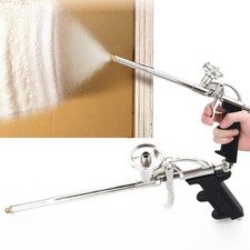 Professional PU Expanding Foam Gun Applicator Application Easy Cleaner Chrome