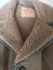 MENS QUALITY HANDMADE SHEEPSKIN COAT SIZE XL  VERY GOOD CONDITION