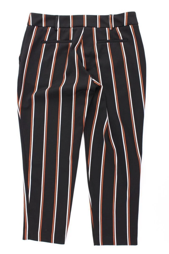 ✨ Dorothy Perkins Stoffhose Hose für Damen Gr. 38, M gestreift schwarz ✨ - Bild 4 von 4