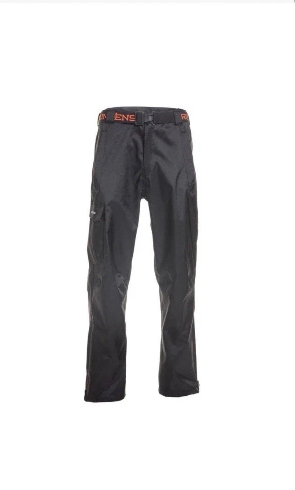 Grundens Men's Weather Watch Waterproof Rain Fishing Pants Black Size XXL