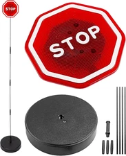 Garage Parking Aid,Garage Stopper for Parking Car,Led Flashing Stop Sign,Car Acc