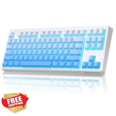 Free wolf M87V2 Wireless Keyboard Blue
