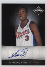2010-11 Panini Limited Next Day Auto 4/99 Al-Farouq Aminu #36 Auto h2o